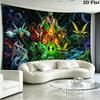 ben 10 Wall Tapestry Aesthetic Wall Hanging Printed Fabric Blanket Decorative Tapestries for Bedroom Living Room Home Decor