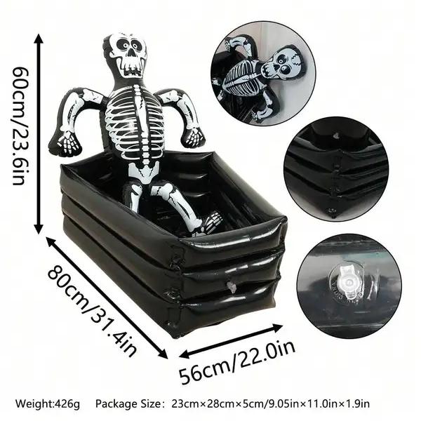 

Хэллоуин Украшение Череп Ведро для льда Принадлежности для вечеринки на Хэллоуин Ведро для напитков Украшения на Хэллоуин Ведро для хранения Ледяное корыто чёрный