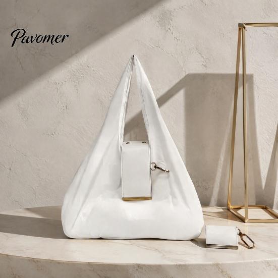 Foldable Travel Organizer Shoulder Bag for Women, Durable PU And Nylon Large Capacity Tote Handbag Bag, Lightweight Portable Shopping Daily Commuting