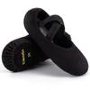 [s.lemon] Scarpe da Ballo in Tela Elastica Nera Scarpe da Ballo Classico Scarpe da Yoga