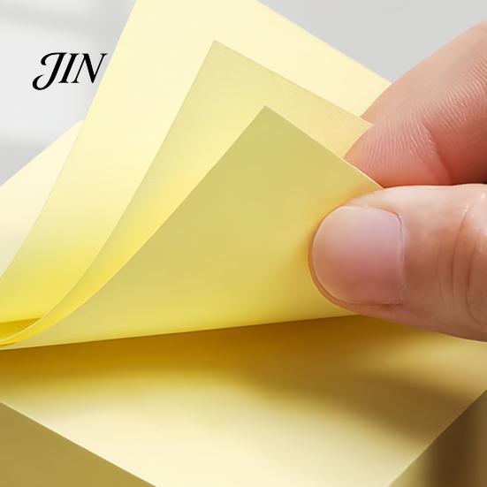 Desktop Decoration Notes Stick Notes, 3x3in Self-Stick Note Pads, 300 Sheets Adhesive Office Memo Pads for Reminder, Office, School Supplies Paper