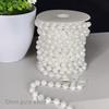 DIY Floral Embellishment Linked Bead Chain, 4-14mm Anti-pearl Jewelry Accessories for Wedding Decor