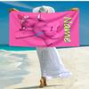 Personalized customized proof beach towel with Pocoyo pattern - soft, absorbent,quick-drying,perfect swimming,camping&bathing