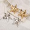 Vintage Starfish Earrings Minimalist Ocean Style Earrings Beach Holiday Stud Earrings  for Women