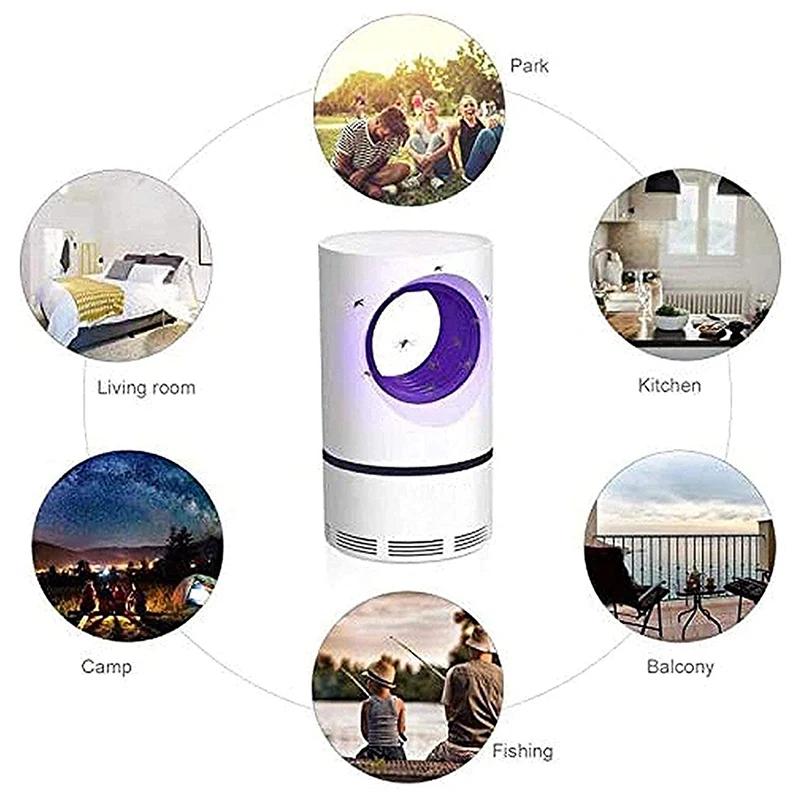 Electric Mosquito Killer Lamp Repellent USB Muggen Insect Killer Bug Zapper Anti Fly Repeller LED Trap Light