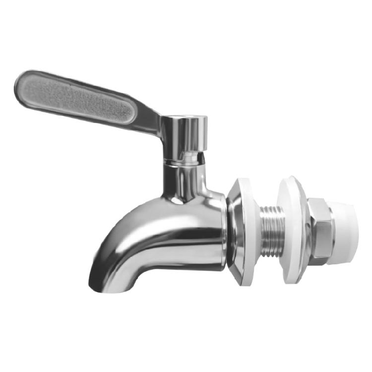 Corrosions Resistant Stainless Steel Faucet Tap For Beverage Dispenser Smooth Flows Control Suitable For Brewing Equipment