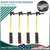 Front Rear Brake Pad Wear Sensor 4pcs for Mercedes Benz W211 W220 2115401717
