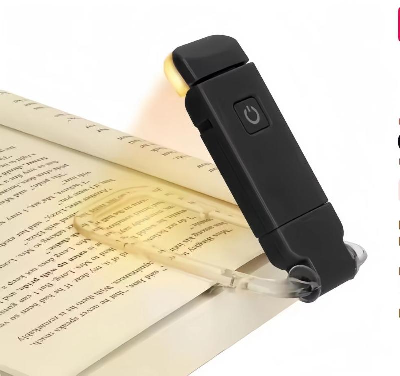Mini Light Reading Clip Light LED Small Night Light USB Charging Adjustable Brightness Eye Protection Portable
