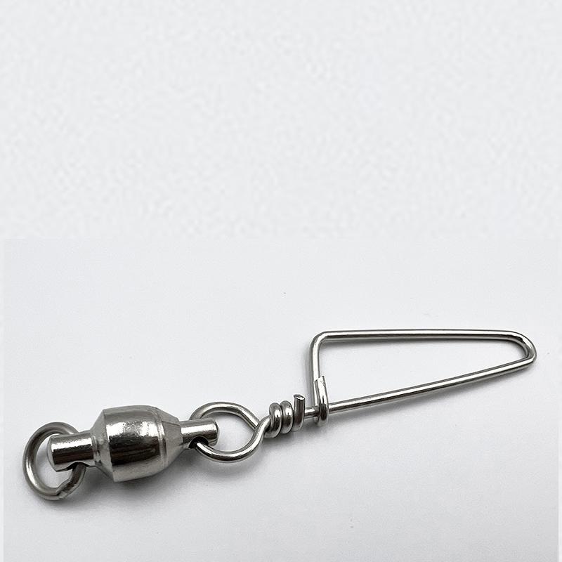 Fishing Gear Tool Accessories Stainless Steel Quick Pin B Type Connector Bearing Swivel Eight Character Connecting Ring Pin