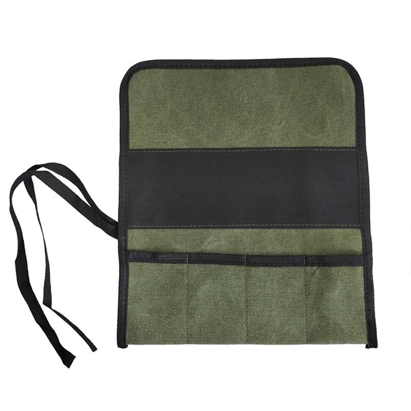 1Pcs Bag Oxford Cloth Wrench Pouch Screwdrivers Drills Storage Case Bag Hanging Tool Multiple Pocket Multi Purpose Roll Up Tool