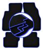 CARLUX-BLUE Car Mats For: Fiat Punto EVO Hatchback (2998-2012)
