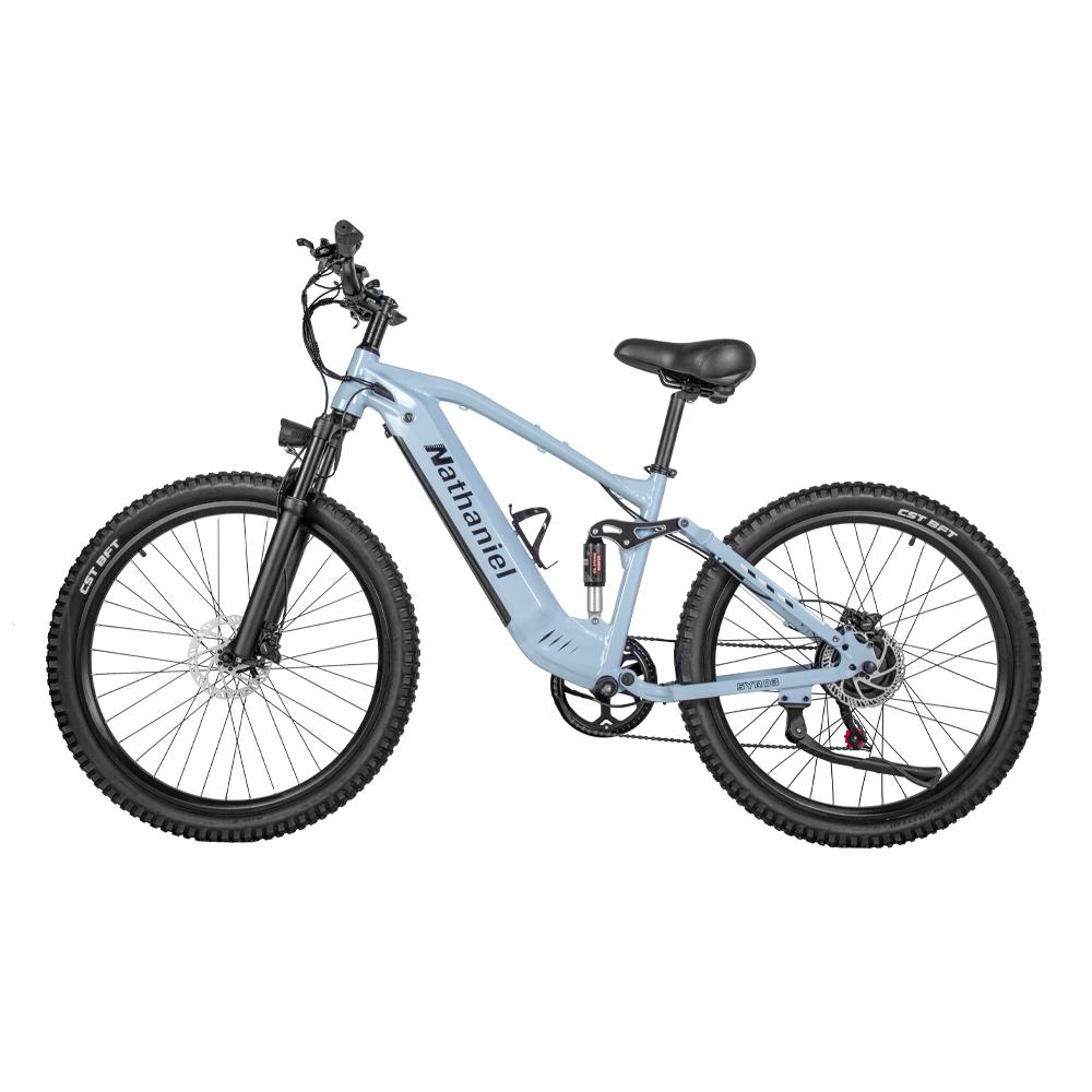 Nathaniel SYR03 Bicicletta elettrica 27.5" 48V1000W Bicicletta elettrica a pedalata assistita per adulti batterie al litio staccabili ad alta capacità Ebike