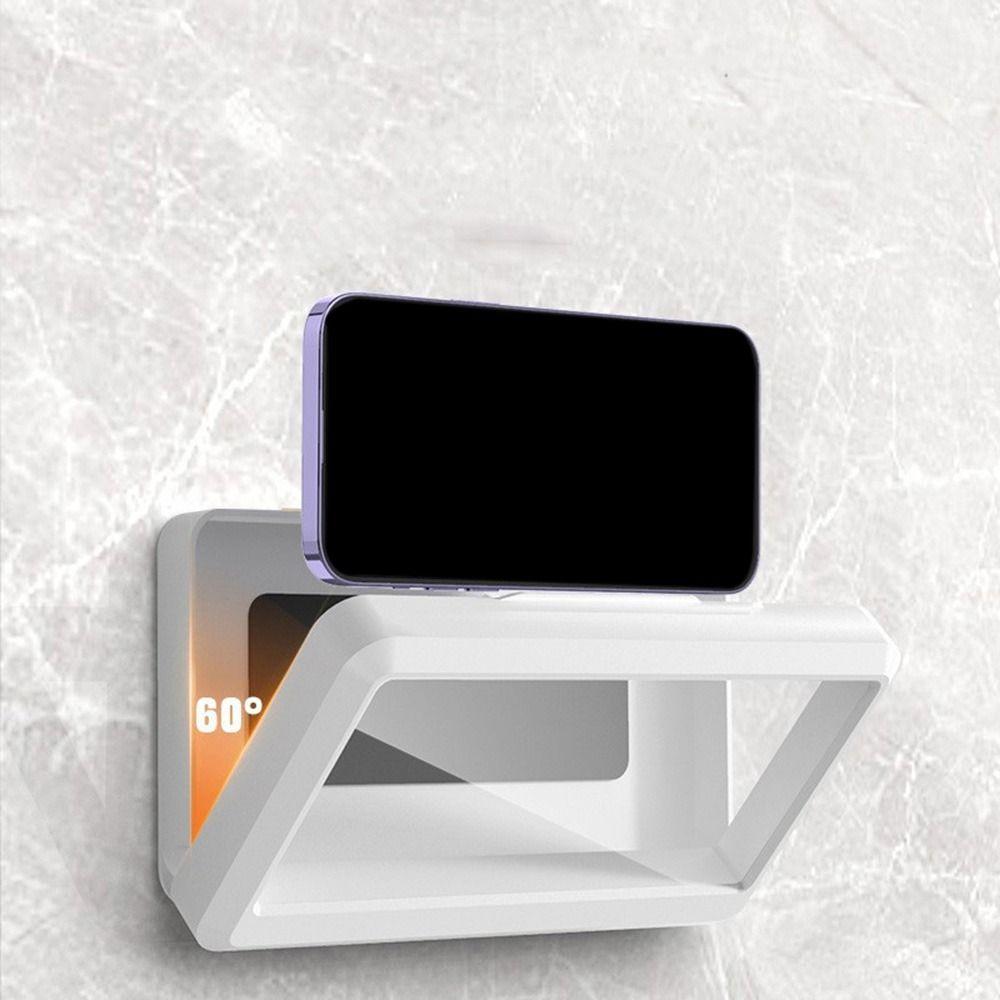 Self-Adhesive Bathroom Mobile Phone Box Wall Mounted Shower Phone Case Kitchen