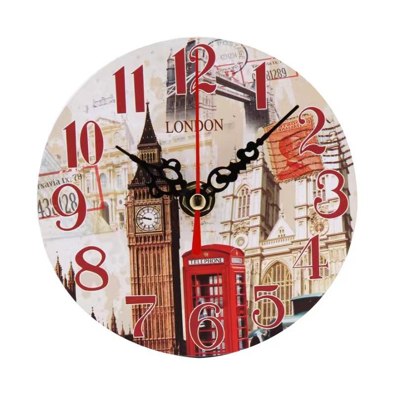 European Creative Wall Clock for Living Room Decor