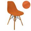 Dining Room Shell Chair Cover Home Jacquard Spandex Chair Seat Covers