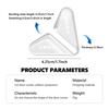 SHEJ3 Car Door Corner Bumper Guards Triangle Decals Scratch Protection For BMW M 1 3 4 5 6 7 Series M3 M6 F01 F02E34 E36 E70 F10 X6 X1