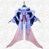 Sangonomiya Kokomi Cosplay Costume  Genshin Impact Kokomi Tube Top Dress Set Cosplay Costume Outfits with Back Decoration Wig