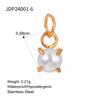 Elegant Gold December Birthstone Pendant Charm Fashion Jewelry Accessories for Women