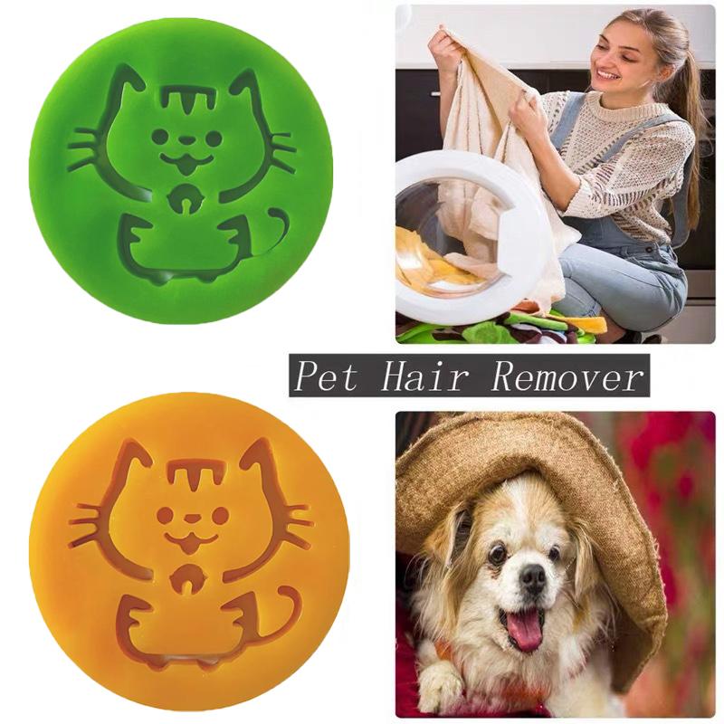 Cute Pet Hair Remover Laundry Washing Machine Catcher Reusable Pet Fur Lint Dog Hair Catchers Laundry Ball Bathroom Accessories
