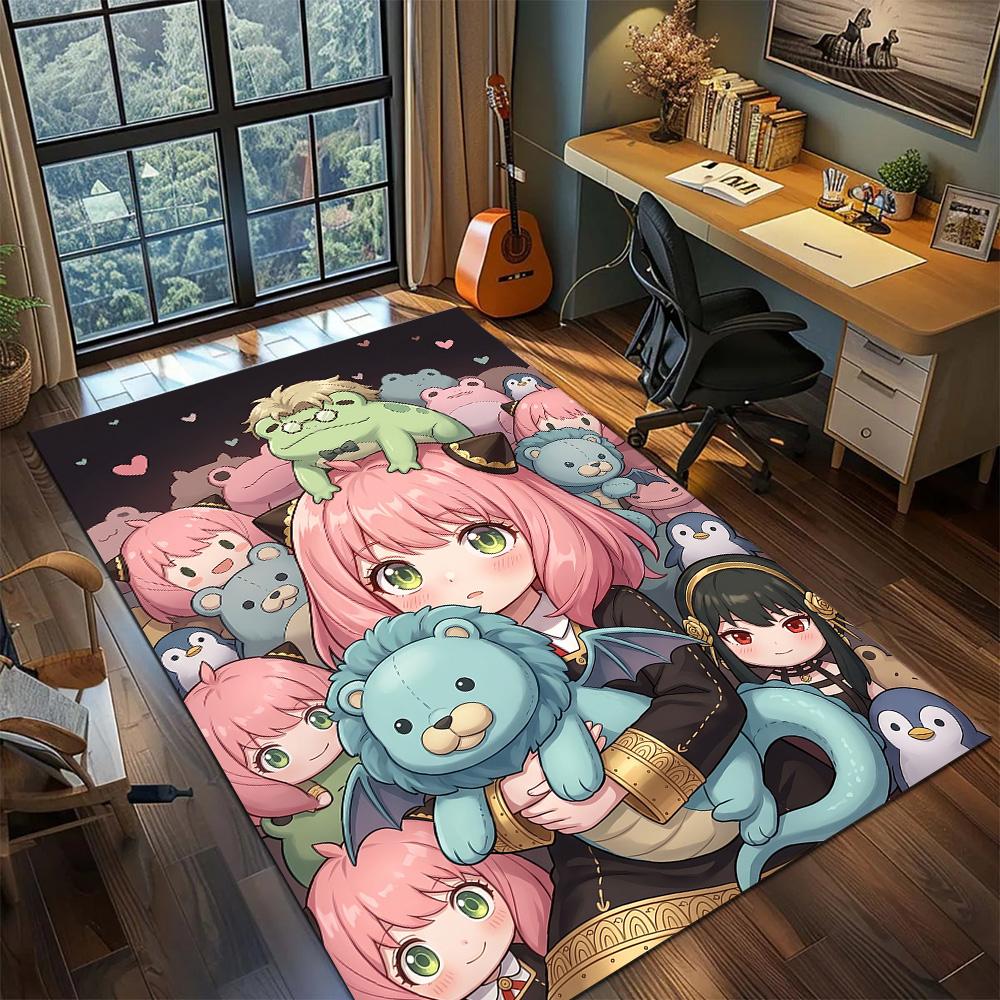 SPY×FAMILY  Carpet Floor Mat Large Area Washable Non Slip Gamer Bedroom Home Room Decor YUN6512