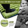 Outdoor Inflatable Mat Camping Ultralight Camping Mat Pillow with Foot Pump Inflatable Sleeping Mat Compact Camping Backpack Trekking Tent Mat,