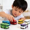Anime coreean Tayo micul autobuz mini Plastic Pull Back Albastru Tayo Gani Galben Lani Verde Roșu Rogi model de mașină pentru copii Cadou băiat