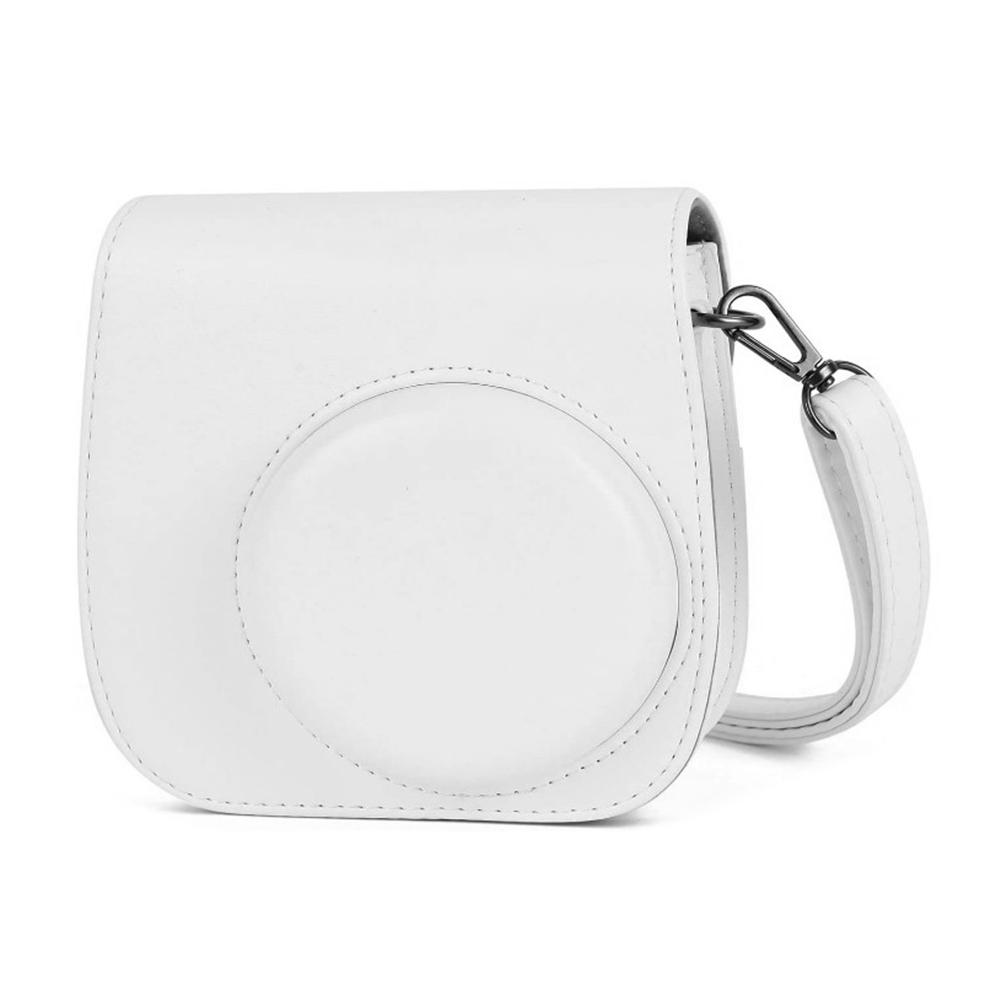 Schutzhülle aus PU-Leder mit verstellbarem Schultergurt für Instax Mini 11-Zubehör.
