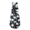 Vestidos de verano de ocio a la moda para mujer, vestidos holgados sin mangas