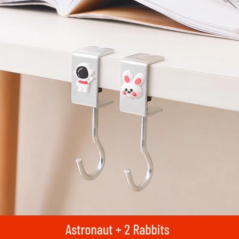 

Punch-Free Strong Load-Bearing Desk Hook for Bags and Backpacks