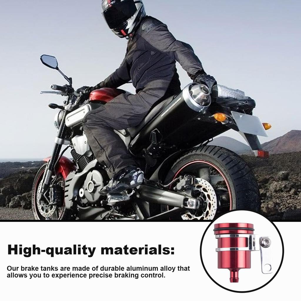 Motorcycle Brake Reservoir Cup - Rear Tank, Hydraulic Cylinder Container, Leak