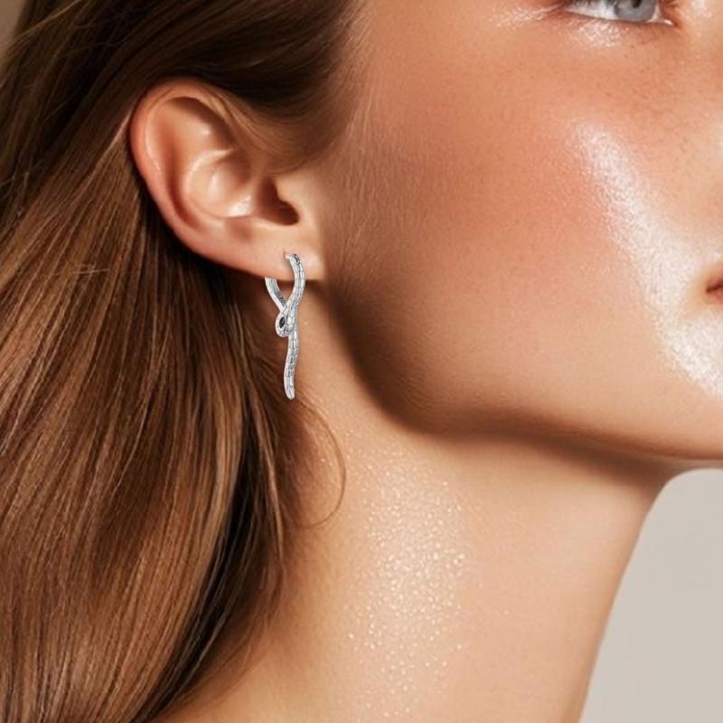 Orecchini a goccia curvi in rame di lusso Design unico Per uso quotidiano o occasioni speciali