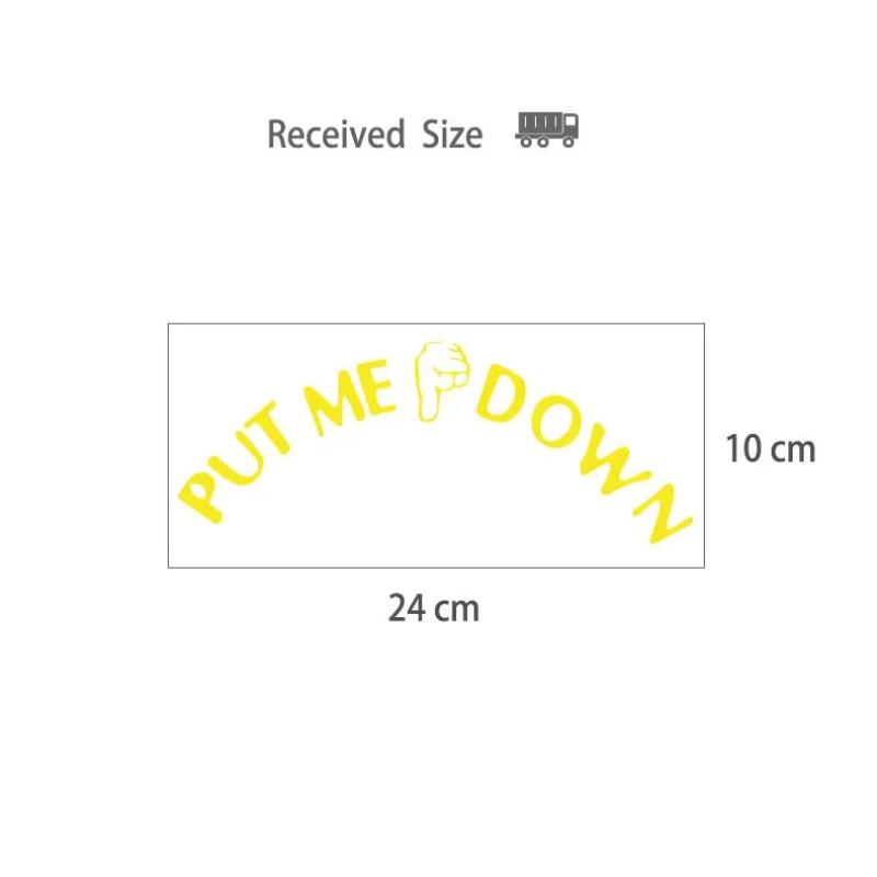 Geste Hand Aufkleber Lustig Badezimmer Toilettensitz Wandaufkleber Schild Für Leg Mich Runter Heimkunst Kühlschrankaufkleber Abziehbilder