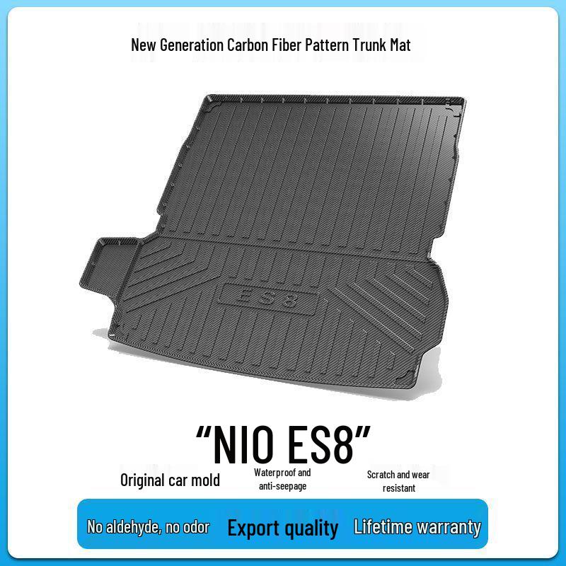 Nio ES8 Trunk Mat - TPV Carbon Fiber Texture Interior Decor