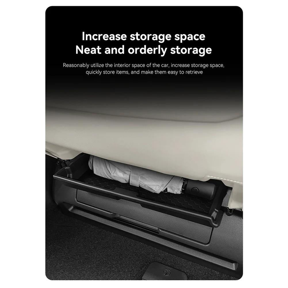 TPE Storage Box Under Passenger Seat For  FOR TOYOTA For Alphard For 40 Series 2025-2026 Waterproof