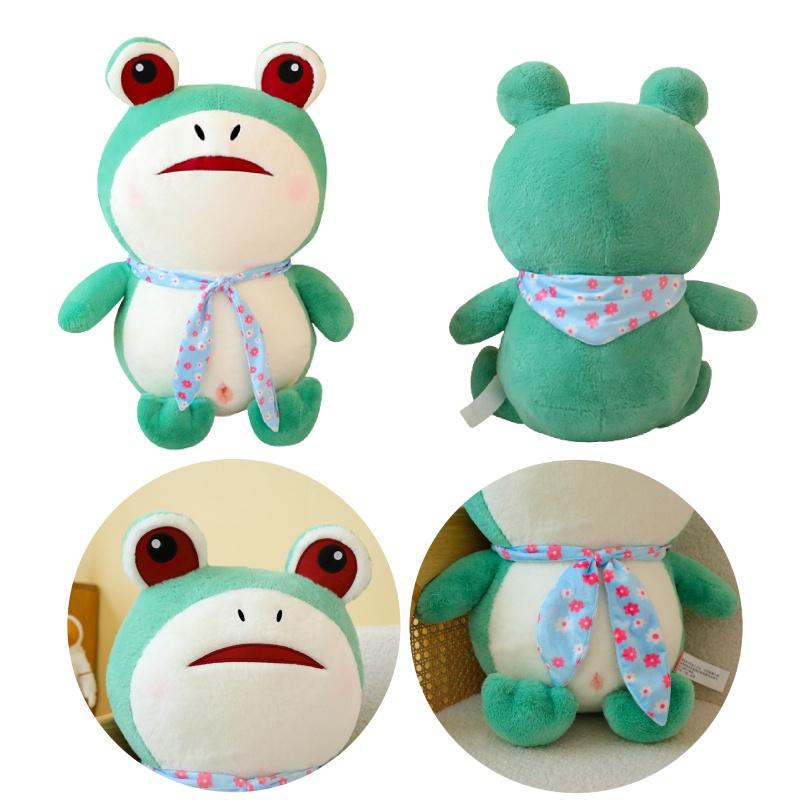 Neues Tai Xiang Plüschfroschspielzeug mit lustigen Ausdrücken - Nachtmarktgeschenk für junge Erwachsene