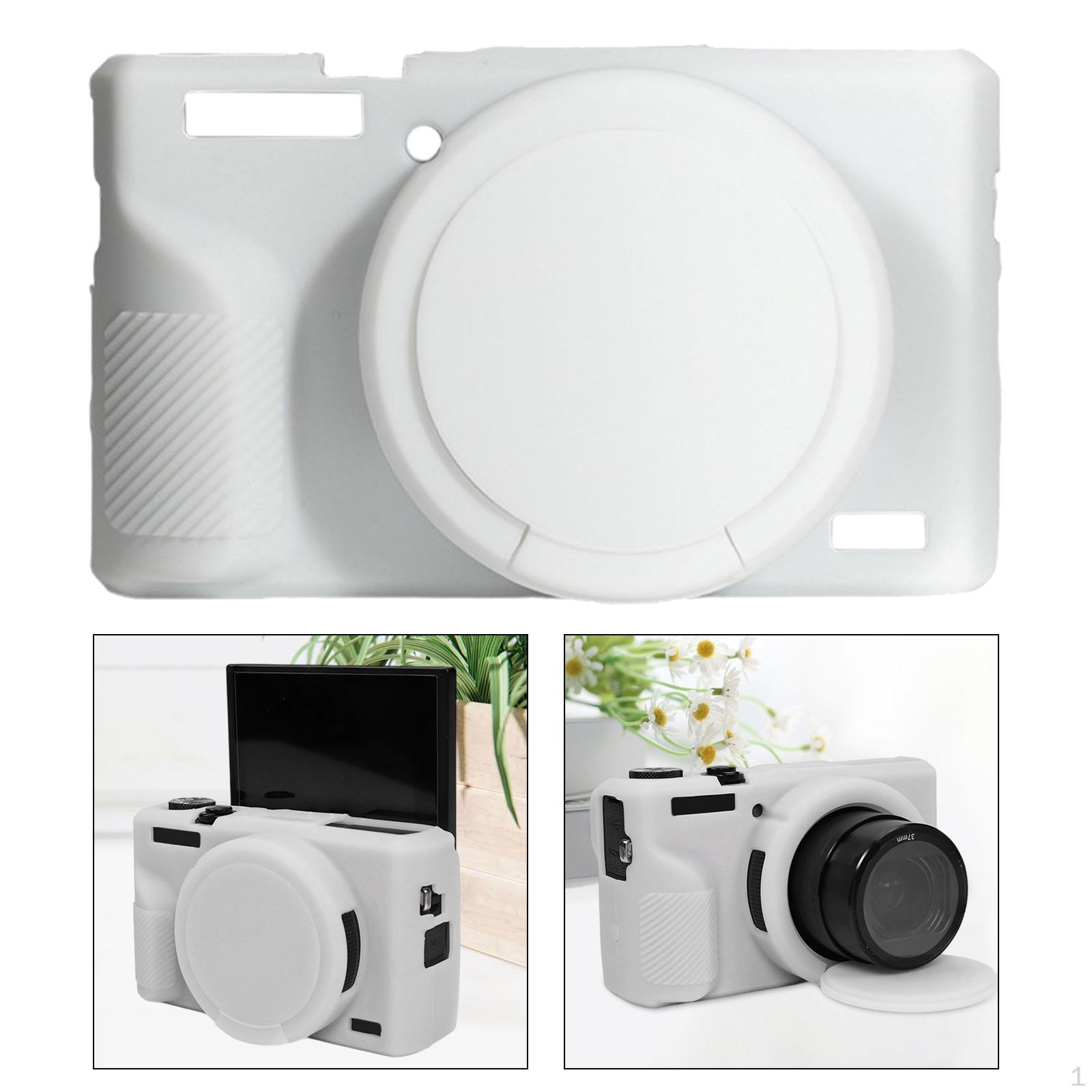 

Чехол-рукав для камеры, Пылезащитный, Легкий держатель Мягкий с крышкой объектива для G7x Mark III белый