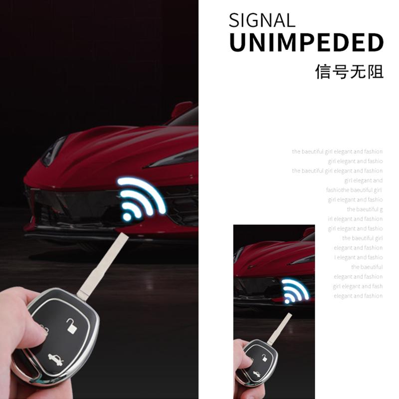 Auto Shell Fob For Ford Fiesta C-Max S-Max Eco Sport Transit Connect Focus KA Galaxy TPU Car Remote Key Cover Case Protector