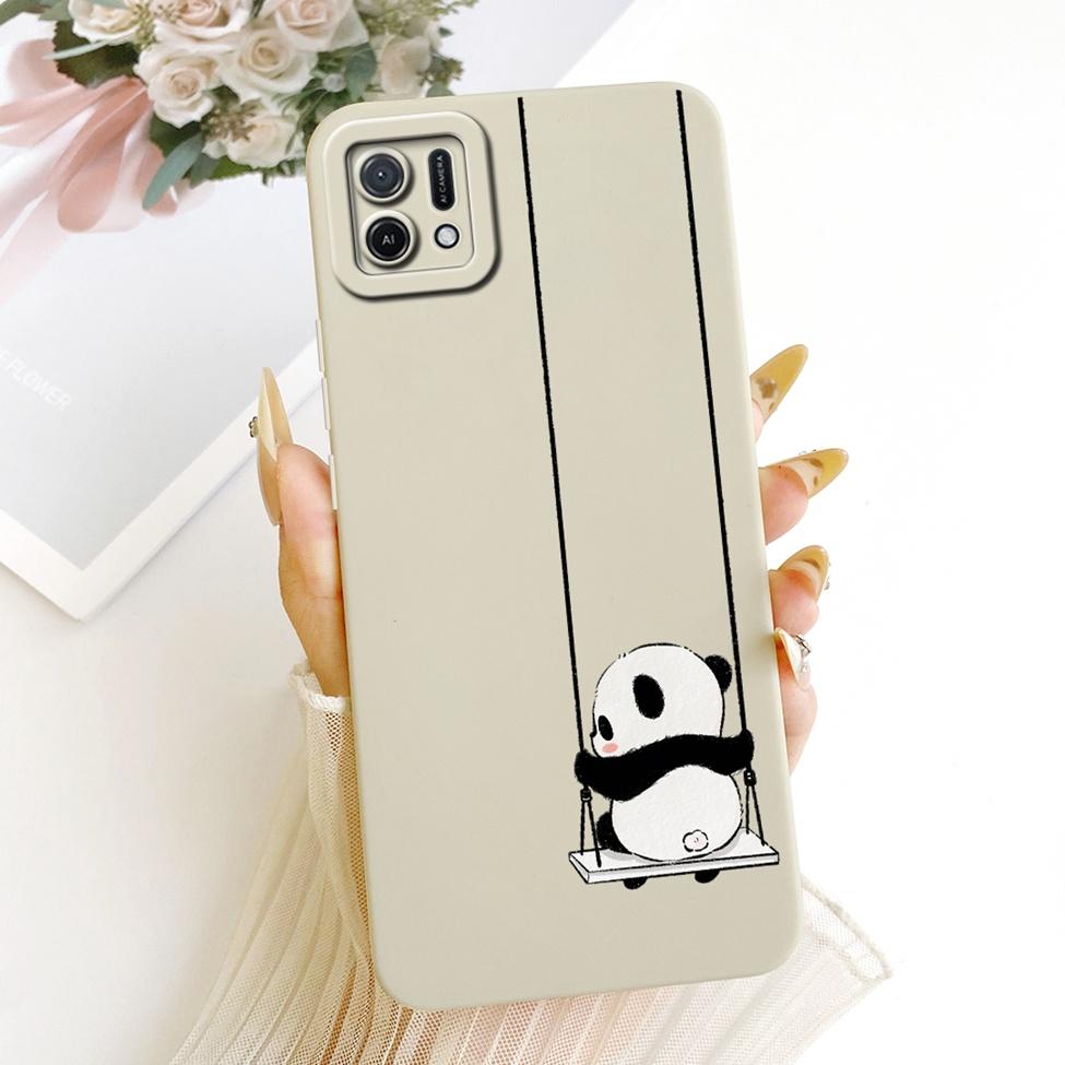For Oppo A16k CPH2349 Casing For Oppo A16e CPH2421 Cover Fashion Cartoon Cute Funny Painted Silicone Phone Case