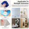 1/2PCS Acrylic Mirror Set - Shatterproof, Polished Wall Decor for Home Gym, Bedroom & Bathroom, makeup mirror