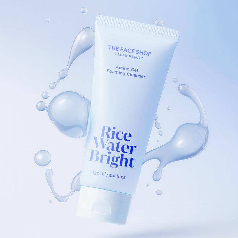The Face Shop Rice Water Bright Amino Gel Foaming Cleanser 150ml