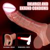 Adult Goods Cock Sleeve Dick Sleeve for Men Silicone Reusable Delay Ejaculation Penis Sleeve for Men Cock Ring Sex Toys