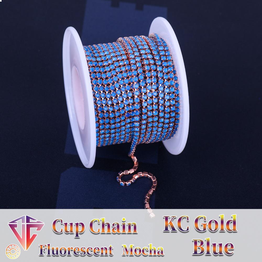 Catena ad Artiglio Fluorescente da Boutique Weichen, Catena Mocha Criptata, Trapano Luminoso, Catena di Diamanti Flash, Accessori di Abbigliamento Fai da Te