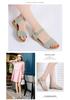 Women's Korean Style Wedge Sandals - Genuine Leather, Non-slip, Suede High Heel Platform, Fashionable Summer Footwear