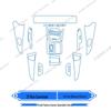 21st Gen Kia Carnival Navigation Screen Protector TPU Film