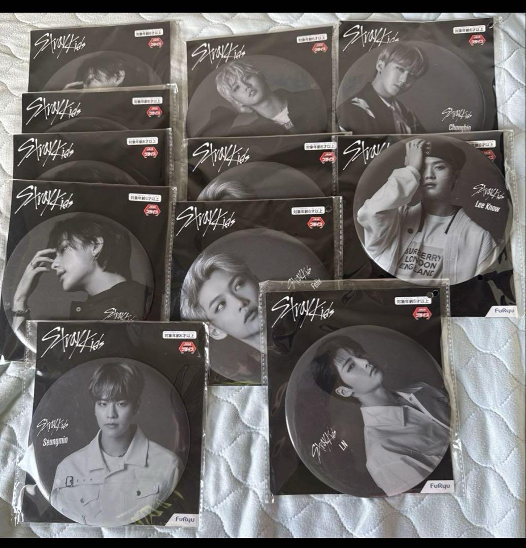 

[USED] Stray Kids Big Can Badge Set
