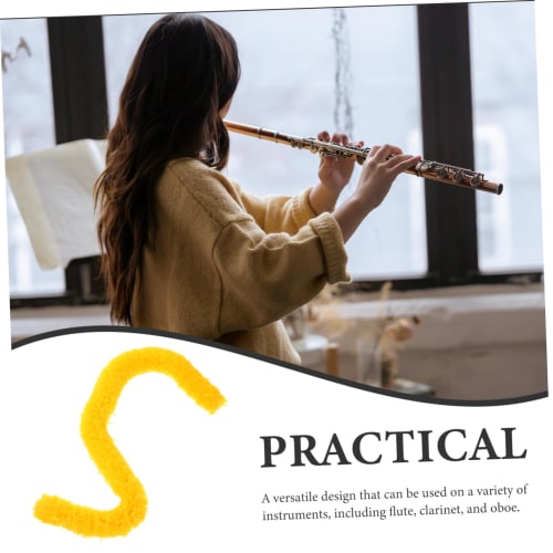 JOINPAYA Flute Cleaning Brush, Lightweight and Durable Clarinet Swab, Instrument Care Tool, Flute Maintenance Cleaning Rod