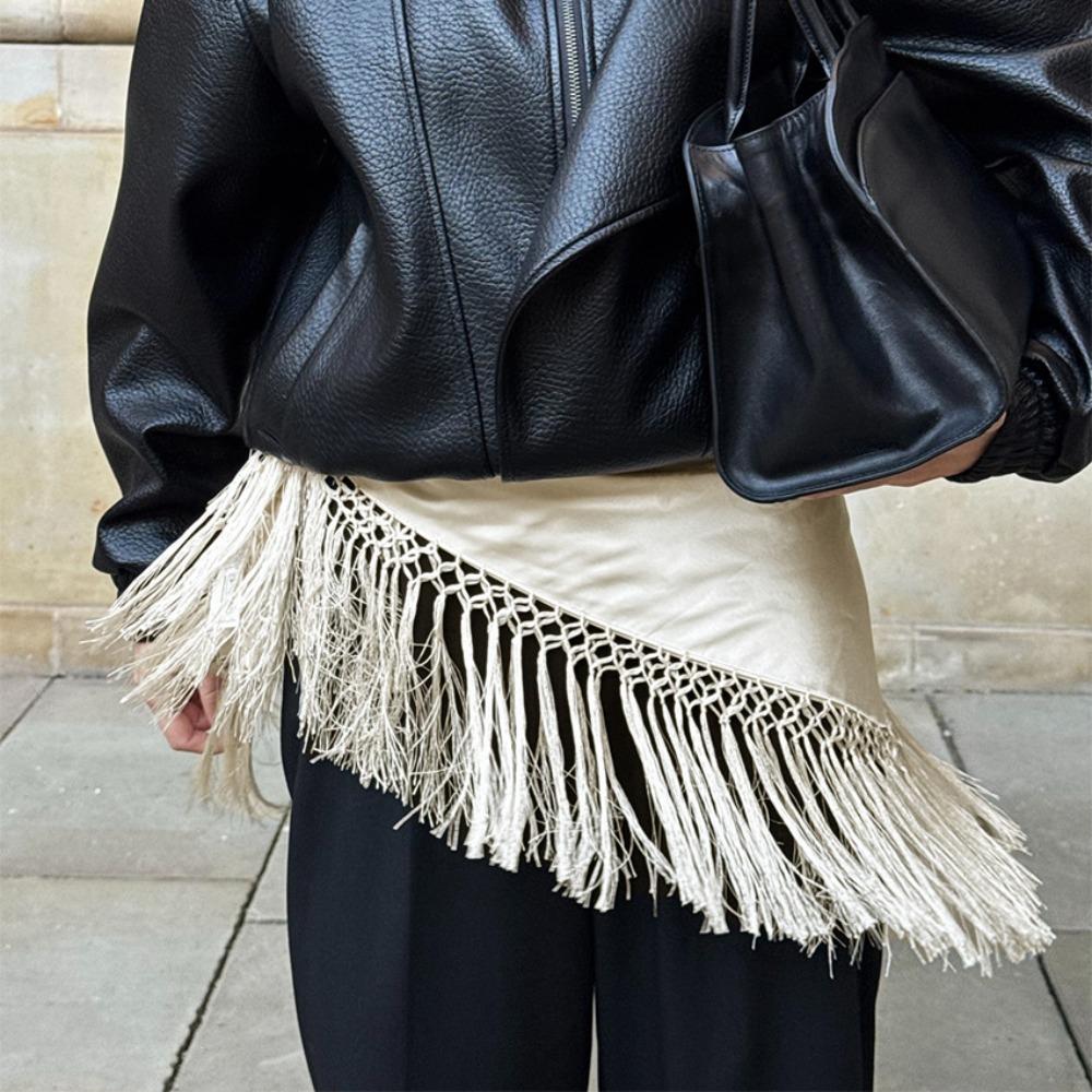 Fringed Edge Fringed Shawl Soft Oversize Shawl New Tassel Scarf  Jeans Decoration One Size