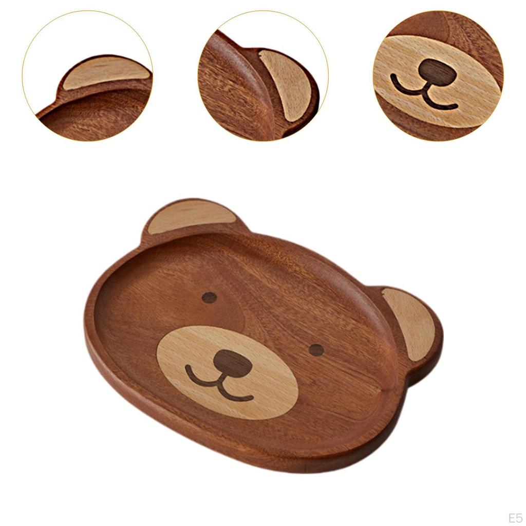 Bär Design Holz Serviertablett für Lebensmittelausstellung und Veranstaltungen