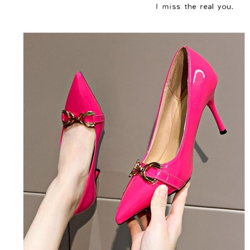 

Женские туфли-лодочки на высоком каблуке 7 см 10 см, свадебные, реплика, женские скарпины, с металлической цепочкой и пряжкой, на низком каблуке-шпильке, телесные, зеленые, для выпускного вечера 38