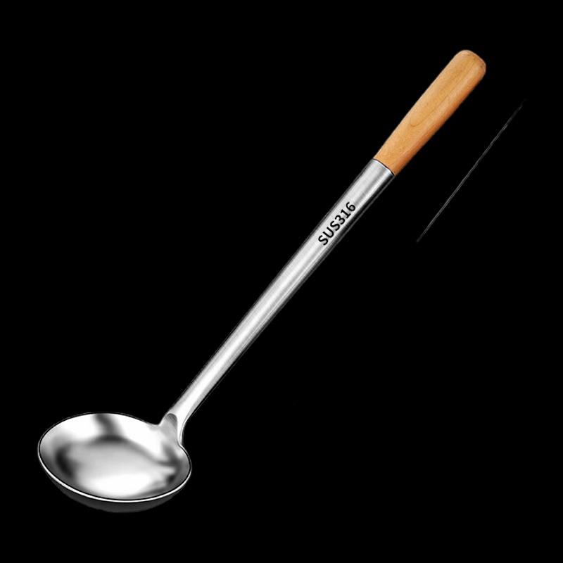 

Commercial Iron Stir-Fry Ladle & Spatula